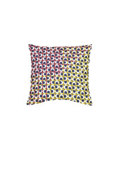 Many Moons Embroidered Resist Print Cushion