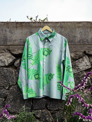 KOYTOY Banana Leaf Printed Shirt