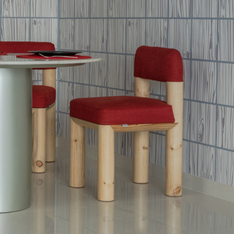 The lollipop dining chairs are upholstered modern wooden dining chairs 